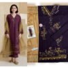 Maroon Unstitched Dress